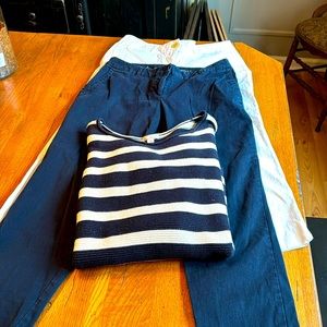 Talbots/Gap women’s pants and sweater